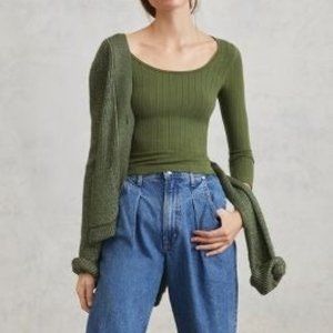 Anthropologie NWT's Seamless Layering Top